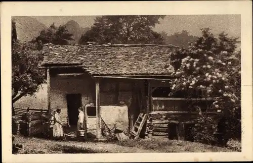 Ak Le Locle Kt. Neuenburg, Berghaus