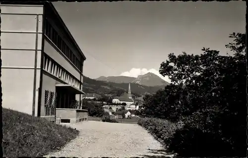 Ak Châtel Saint Denis Kt. Freiburg Schweiz, Villa Vandel, Panorama vom Ort