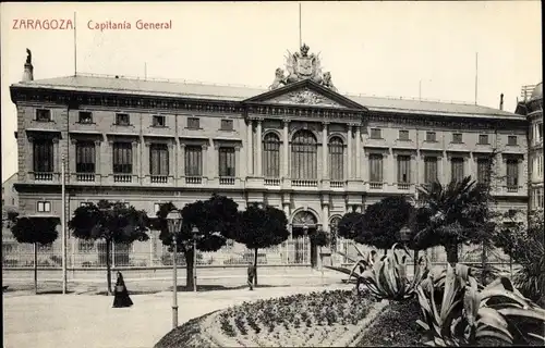 Ak Zaragoza Saragossa Aragonien, Capitania General