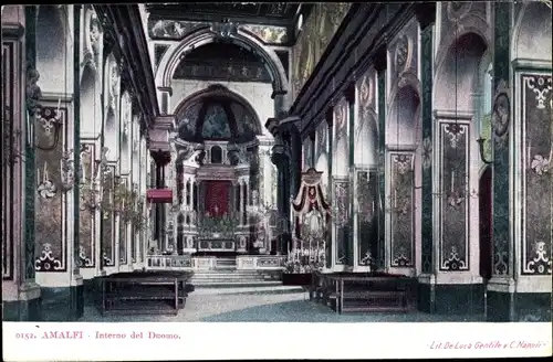 Ak Amalfi Campania, Interno del Duomo