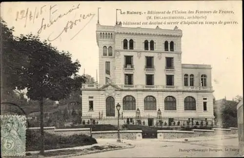 Ak Le Raincy Seine Saint Denis, Bâtiment de l'Union des Femmes de France, vue du face