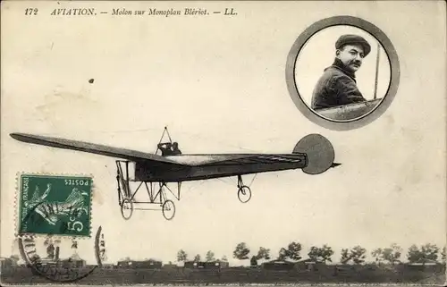 Ak Aviation, Molon sur Monoplan Blériot, Flugpionier