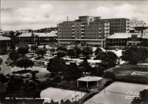 Ak Johannesburg Südafrika, General Hospital, Krankenhaus