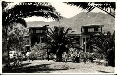 Foto Ak Mexiko, San Jose Purua, Hotel, Außenansicht vom Garten