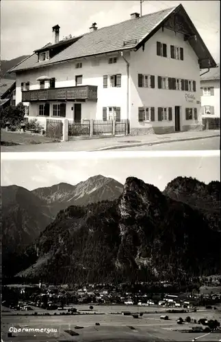 Ak Oberammergau in Oberbayern, Ortspartie, Panorama