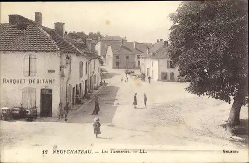 Ak Neufchâteau Lothringen Vosges, Les Tanneries, Harquet Débitant