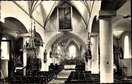 Ak Liart Ardennes, Intérieur de l'Eglise