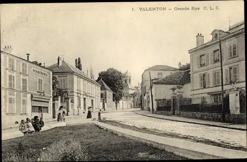 Ak Valenton Val de Marne, Grande Rue