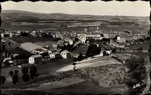 Ak Saugues Haute-Loire, Vue générale