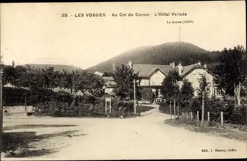 Ak Vosges, Au Col du Donon, L'Hotel Velleda, Le Donon