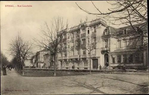 Ak Épinal Lothringen Vosges, Rue Gambetta