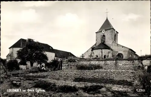 Ak Colombey les deux Eglises Haute Marne, Eglise paroissiale