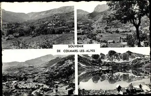 Ak Colmars les Alpes Alpes de Haute Provence, Vue Generale