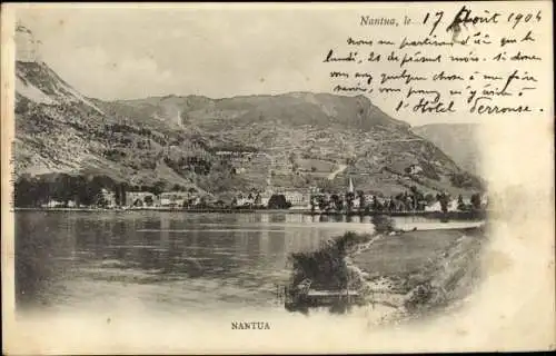 Ak Nantua Ain, Vue générale