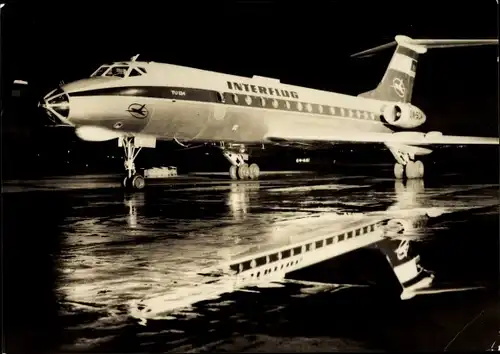 Ak Tupolev Tu-134, Turbinenluftstrahlverkehrsflugzeug, Interflug