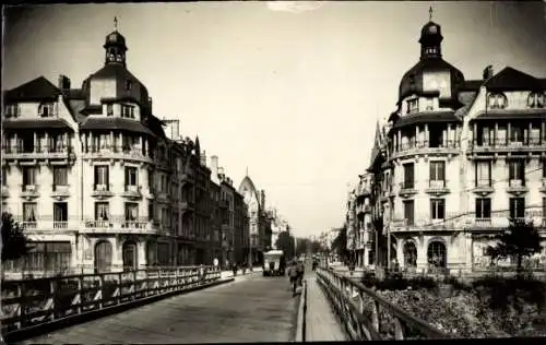 Ak Mezieres Ardennes, Avenue et Pont d'Arches