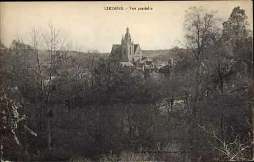 Ak Limours Essonne, Vue partielle, Blick über Bäume zum Ort, Kirche