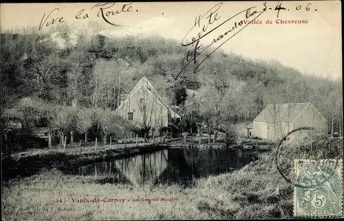 Ak Vaux de Cernay Yvelines, Le Grand Moulin