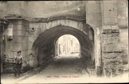 Ak Triel Yvelines, Voute de l'Eglise, Tunnel