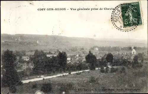 Ak Giey sur Aujon Haute Marne, Gesamtansicht