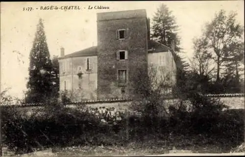 Ak Bagé le Chatel Ain, Le Chateau