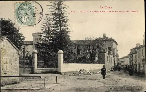 Ak Vaour Tarn, Avenue de Cahors, Tour du Chateau