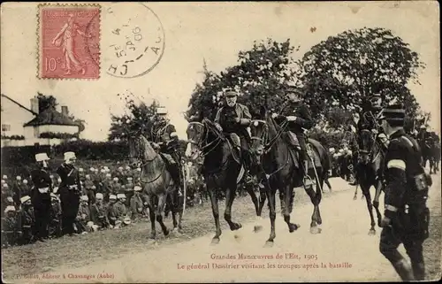 Ak Grandes Manoeuvres de l'Etat 1905, Le general Dessirier