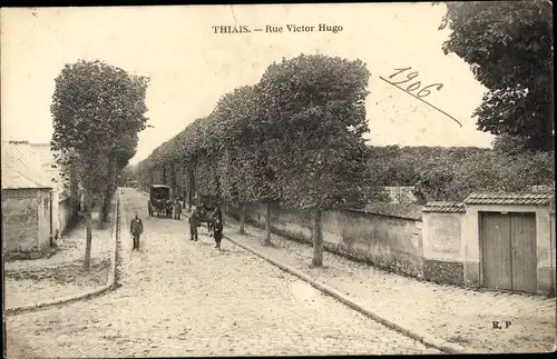 Ak Thiais Val de Marne, Rue Victor Hugo