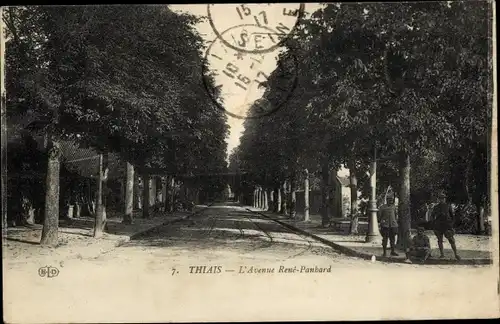 Ak Thiais Val de Marne, L'Avenue René Panhard