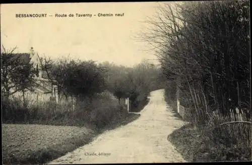 Ak Bessancourt Val d'Oise, Route de Taverny, Chemin neuf