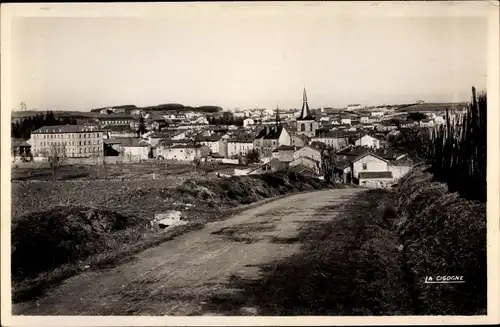 Ak Craponne sur Arzon Haute-Loire, Vue générale du bourg