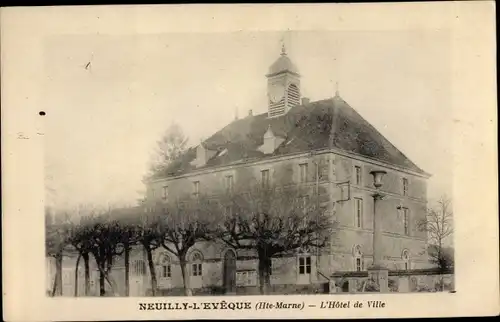 Ak Neuilly l'Eveque Haute Marne, L'Hotel de Ville