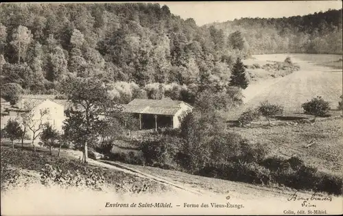 Ak Saint Mihiel environs Lothringen Meuse, Ferme des Vieux Etangs