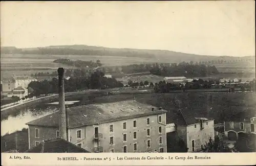 Ak Saint Mihiel Lothringen Meuse, Les Casernes de Cavalerie, Camp des Romains