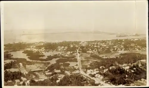 Foto Ak Panama Stadt, total view 1928