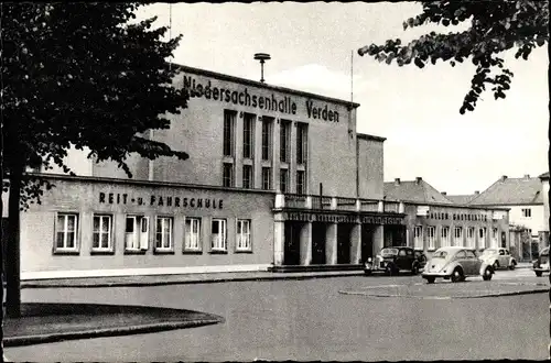 Ak Verden an der Aller, Niedersachsenhalle