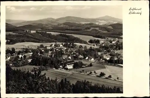 Ak Lückendorf Oybin in Sachsen, Panoramabild des Luftkurortes