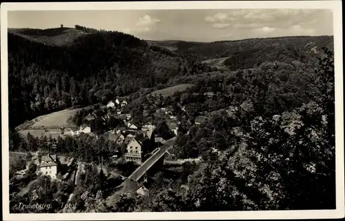 Ak Thale im Harz, Totalansicht vom Ort