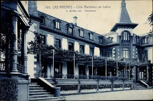Ak Barcelona Katalonien, Las Arenas, Club Maritimo de Labra