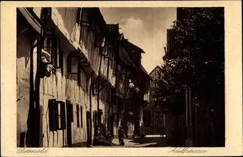 Ak Detmold in Nordrhein Westfalen, Blick in die Adolfstraße, Stadtansicht