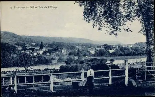 Ak Gif Essonne, Pris de l'Abbaye, Ort, Umgebung