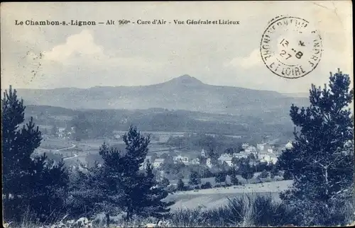 Ak Le Chambon-sur-Lignon Haute-Loire, Vue Générale, Cure d'Air