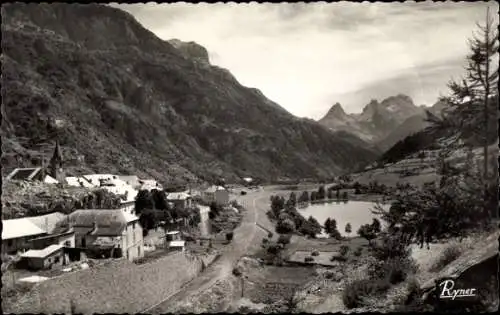 Ak Le Lauzet Alpes de Haute Provence, Vue Generale