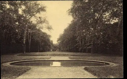 Ak Mazé Maine et Loire, Château de Montgeoffroy, le Parc, étang, forêt