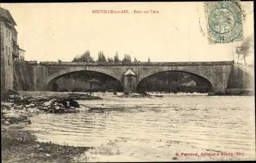 Ak Neuville sur Ain, Pont sur l'Ain