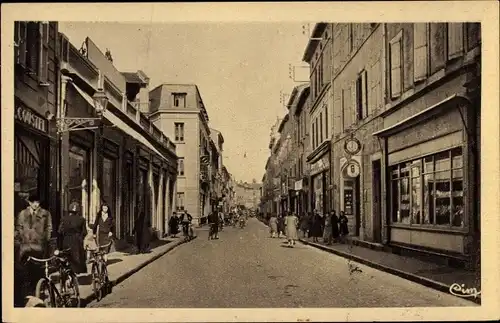 Ak Mazamet Tarn, La Rue Edouard Barbey