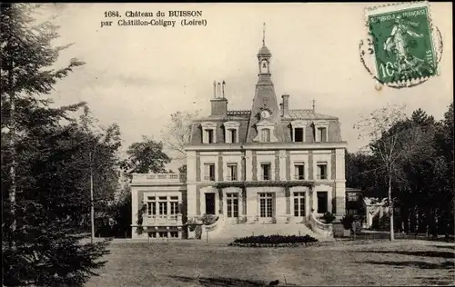 Ak Buisson par Chatillon Coligny Loiret, Chateau du Buisson