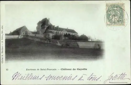 Ak Saint Pourcain Allier, Château de Gayette