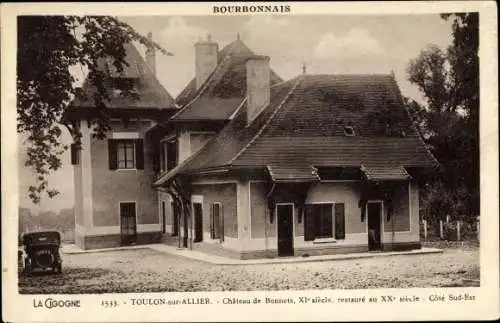 Ak Bourbonnais Allier, Toulon sur Allier, Château de Bonnets
