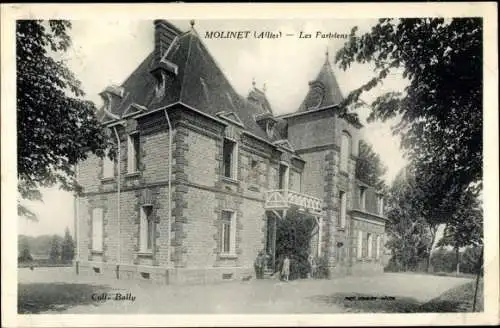 Ak Molinet Allier, Les Parisiens